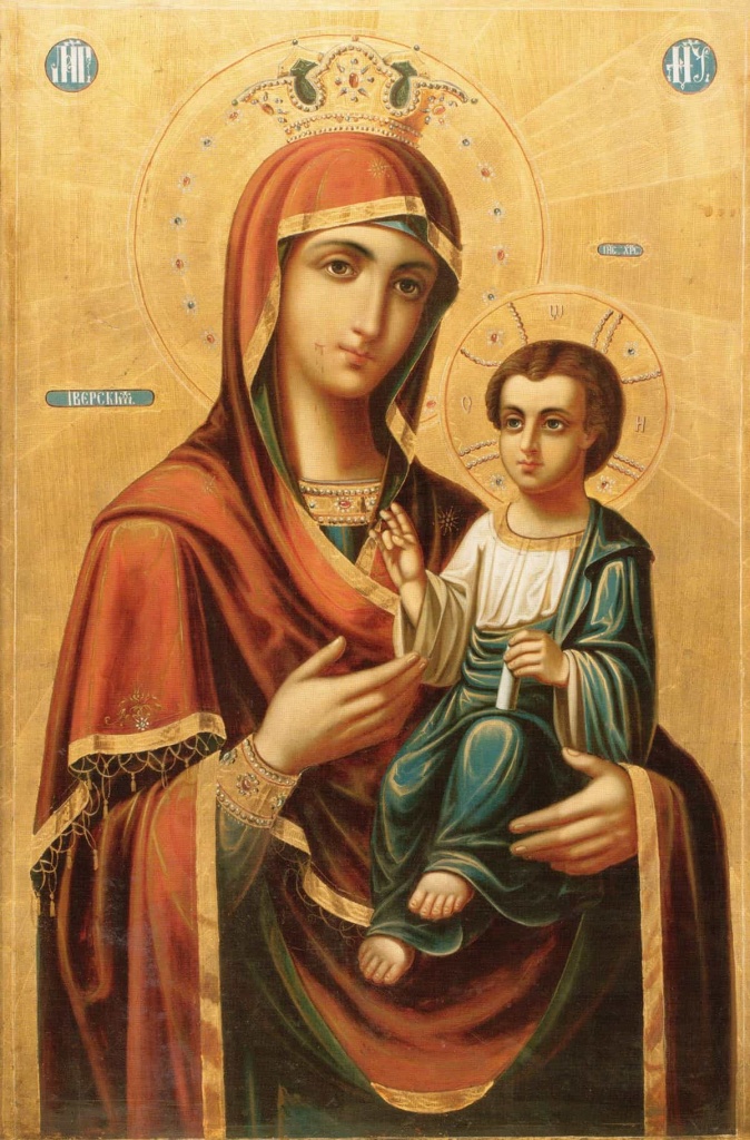 Иверская икона Божией Матери Монастырь святой Екатерины на Синае, XIX век .jpg