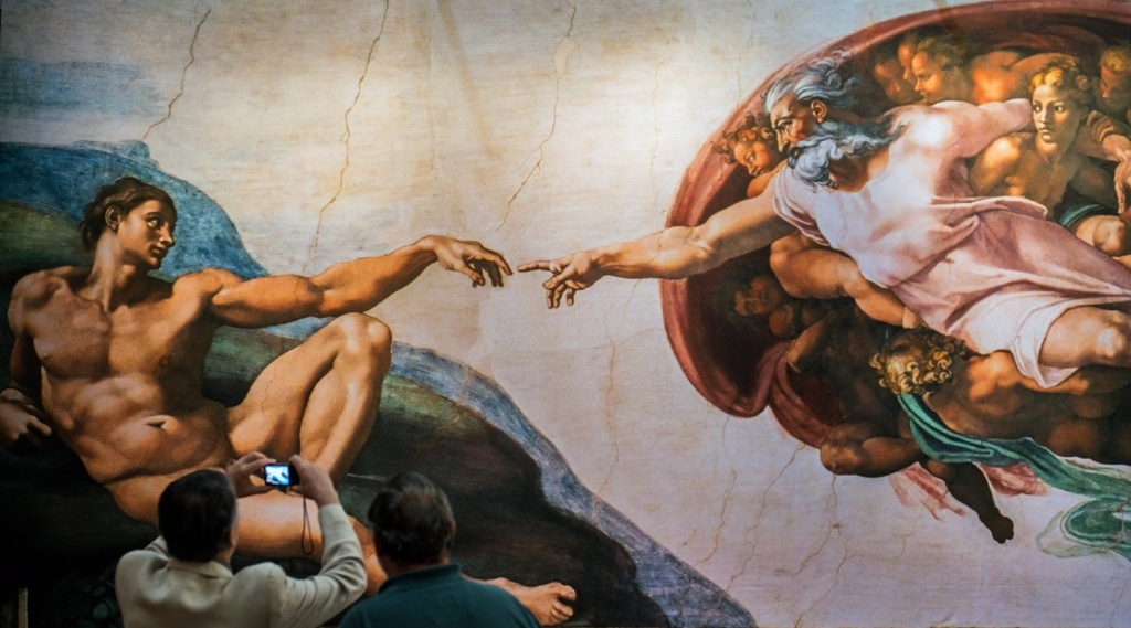 Сотворение Адама, фреска Микеланджело.jpg
