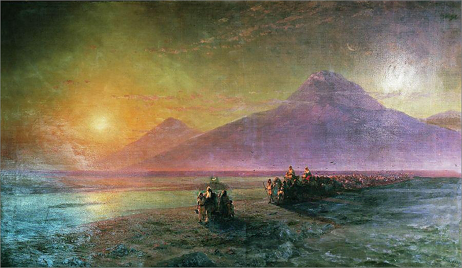 Сошествие Ноя с горы Арарат. 1889 г..jpg