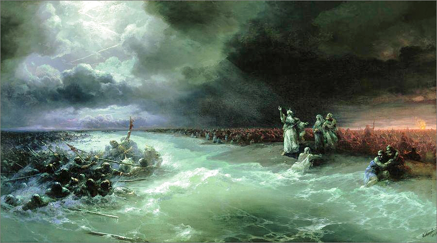 Переход евреев через Красное море. 1891 г..jpg