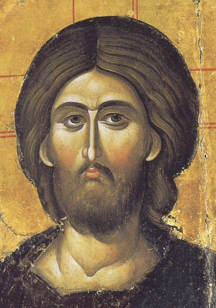 Христос Пантократор. Византийская икона XIV века. Монастырь Святой Екатерины.jpg