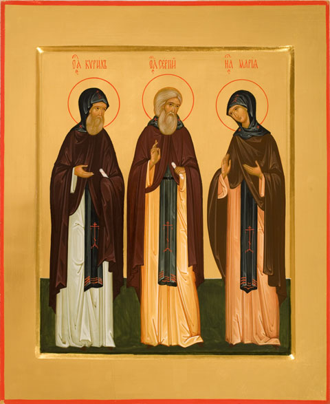 Икона преподобных Кирилла и Марии с преподобным Сергием.jpg