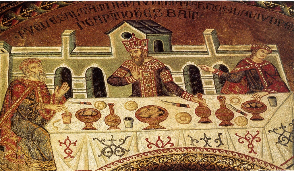Пир у императора. Мозаика в Сан-Марко.jpg